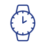 Icon einer Uhr für die Öffnungszeit